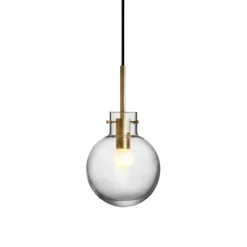 Hadeland Glassverk Krystallkule Taklampe