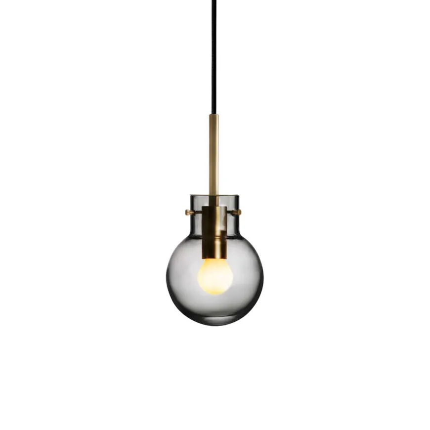 Hadeland Glassverk Røkgrå Taklampe