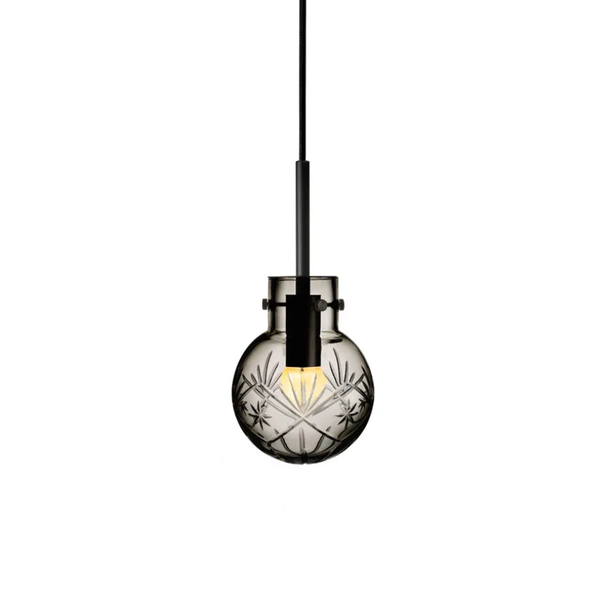 Hadeland Glassverk Taklampe Røkgrå