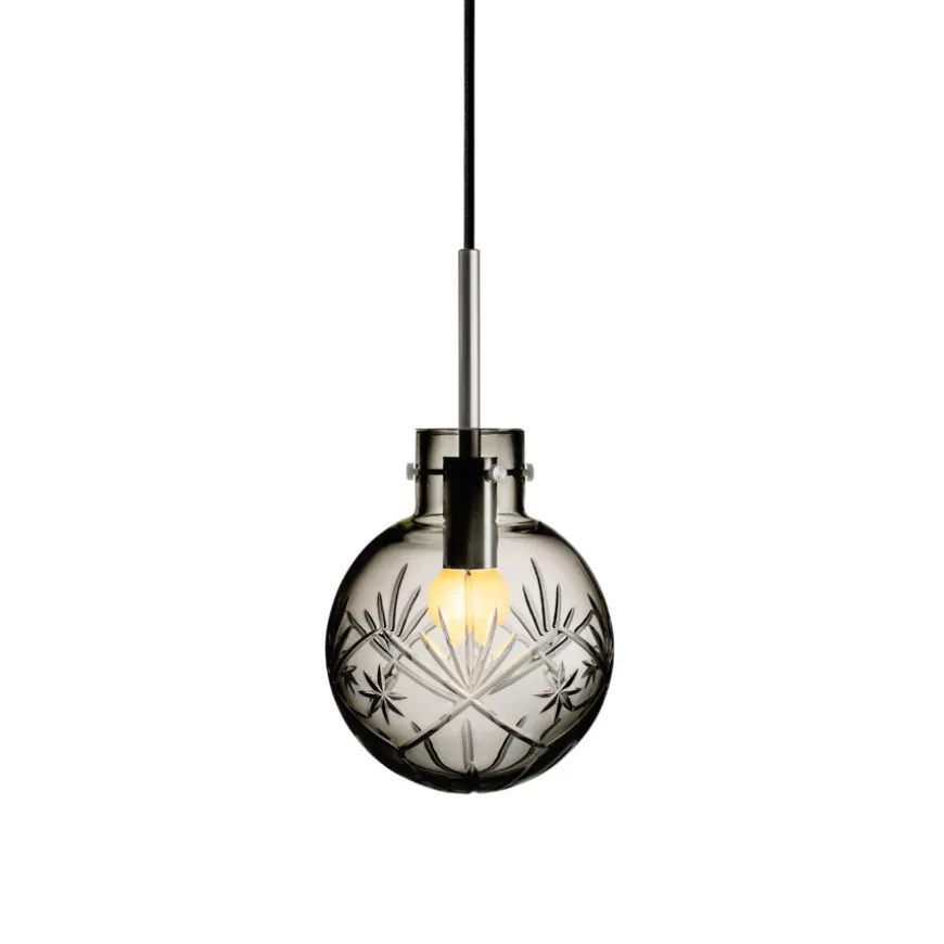 Hadeland Glassverk Taklampe Røkgrå