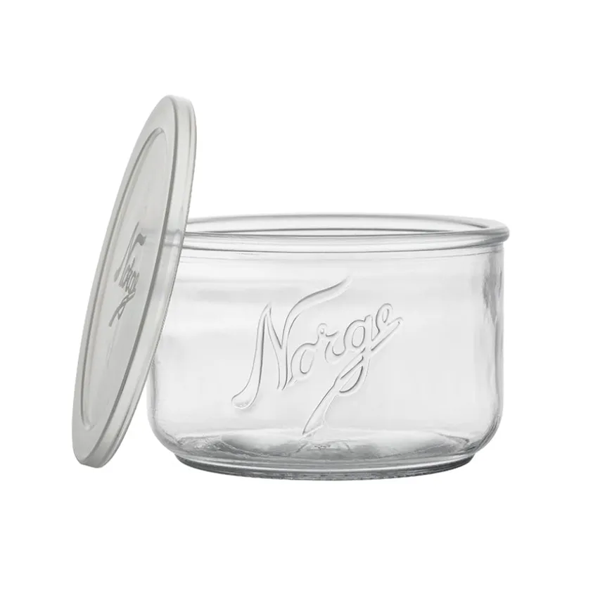 Norgesglasset Oppbevaringspakke Med Plastlokk