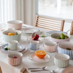 Nova Abby Skål 12cm Oransje m/Gullkant