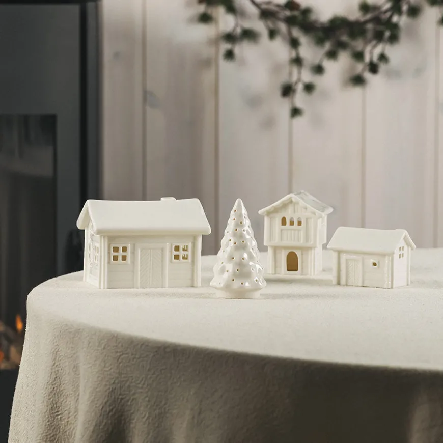 Porsgrunds Porselænsfabrik Juletre Telysholder 11cm