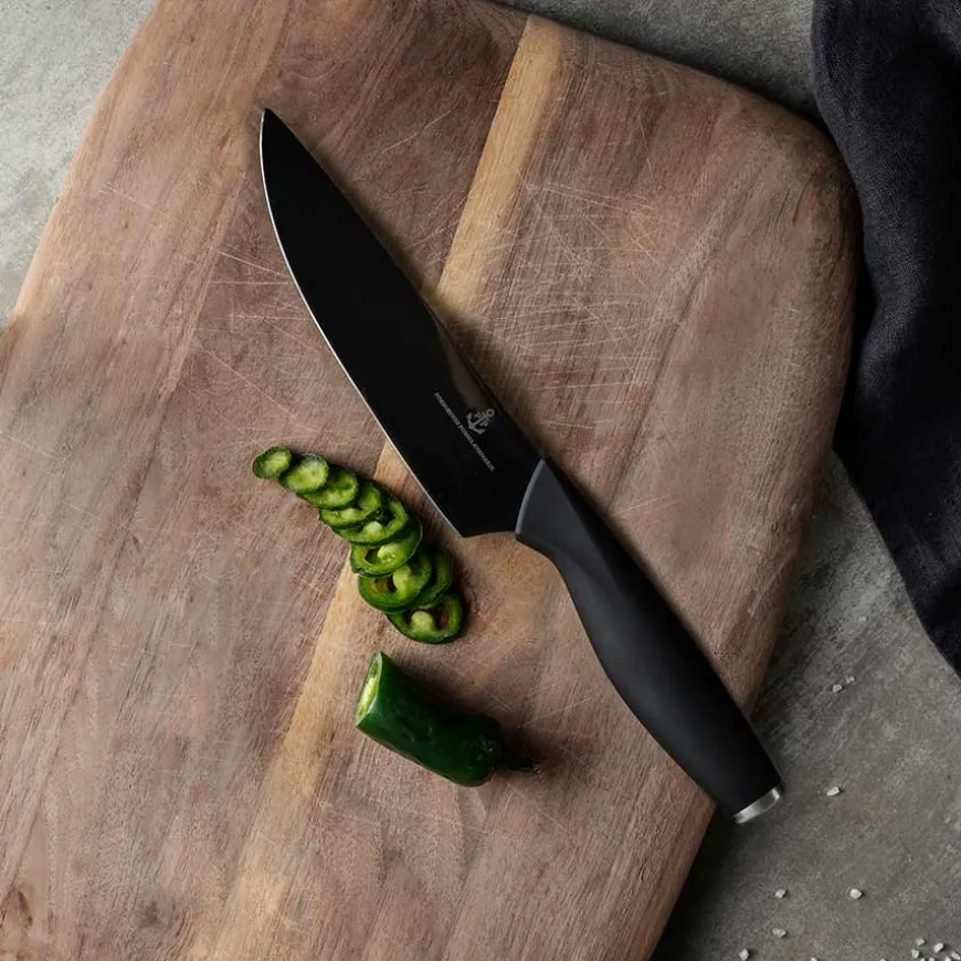 Porsgrunds Porselænsfabrik De Cuisson Kokkekniv 16cm Sort