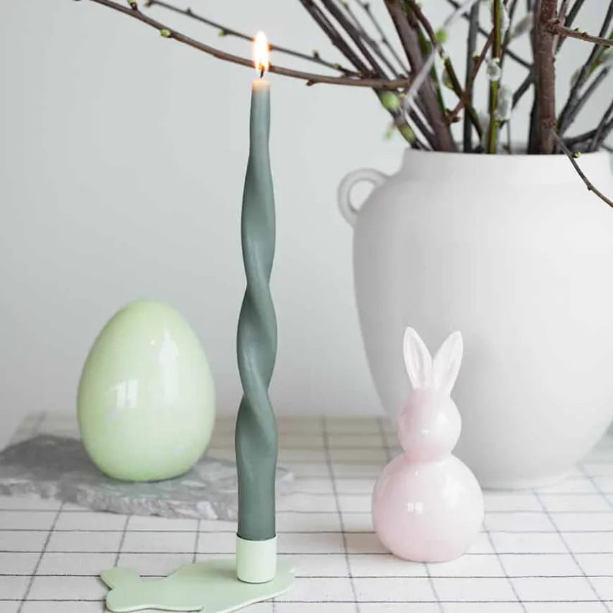 Seasons Easter Collection Lysestake Hare 12,5cm Grønn