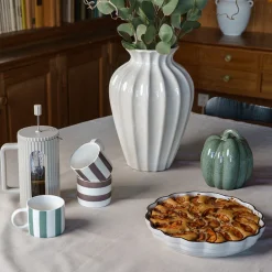 Seasons Fall Collection Krus 28cl Stående Striper Grønn